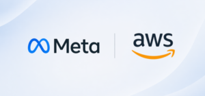 AWS and Anthropic partnership logo alongside Amazon Bedrock AgentCore and Meta Graviton AI collaboration announcement