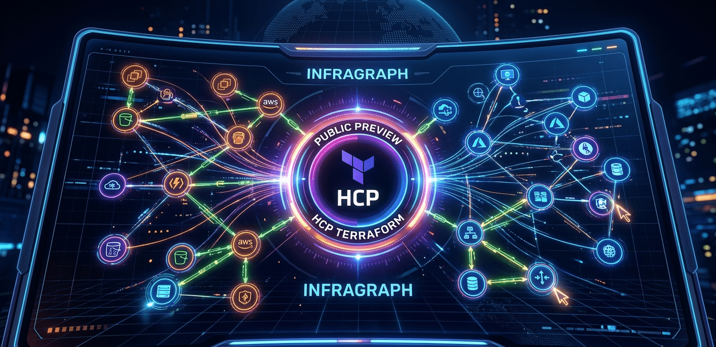 HCP Terraform Infragraph dashboard showing unified infrastructure knowledge graph across multi-cloud environments
