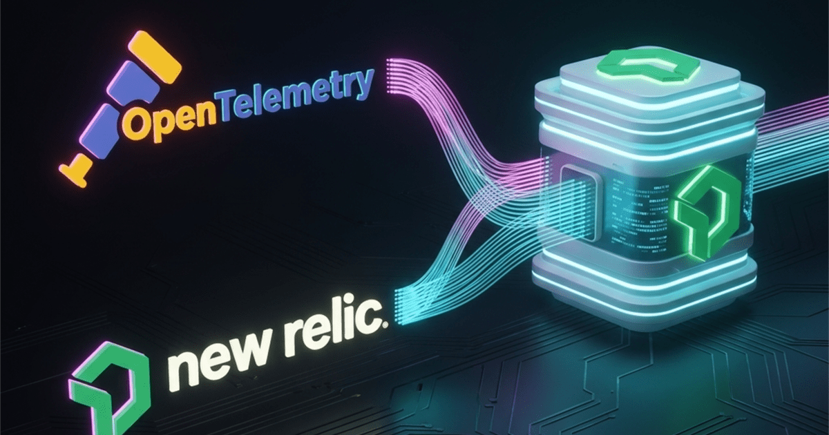 New Relic hybrid agent bridging OpenTelemetry API with APM pipeline for vendor-neutral observability