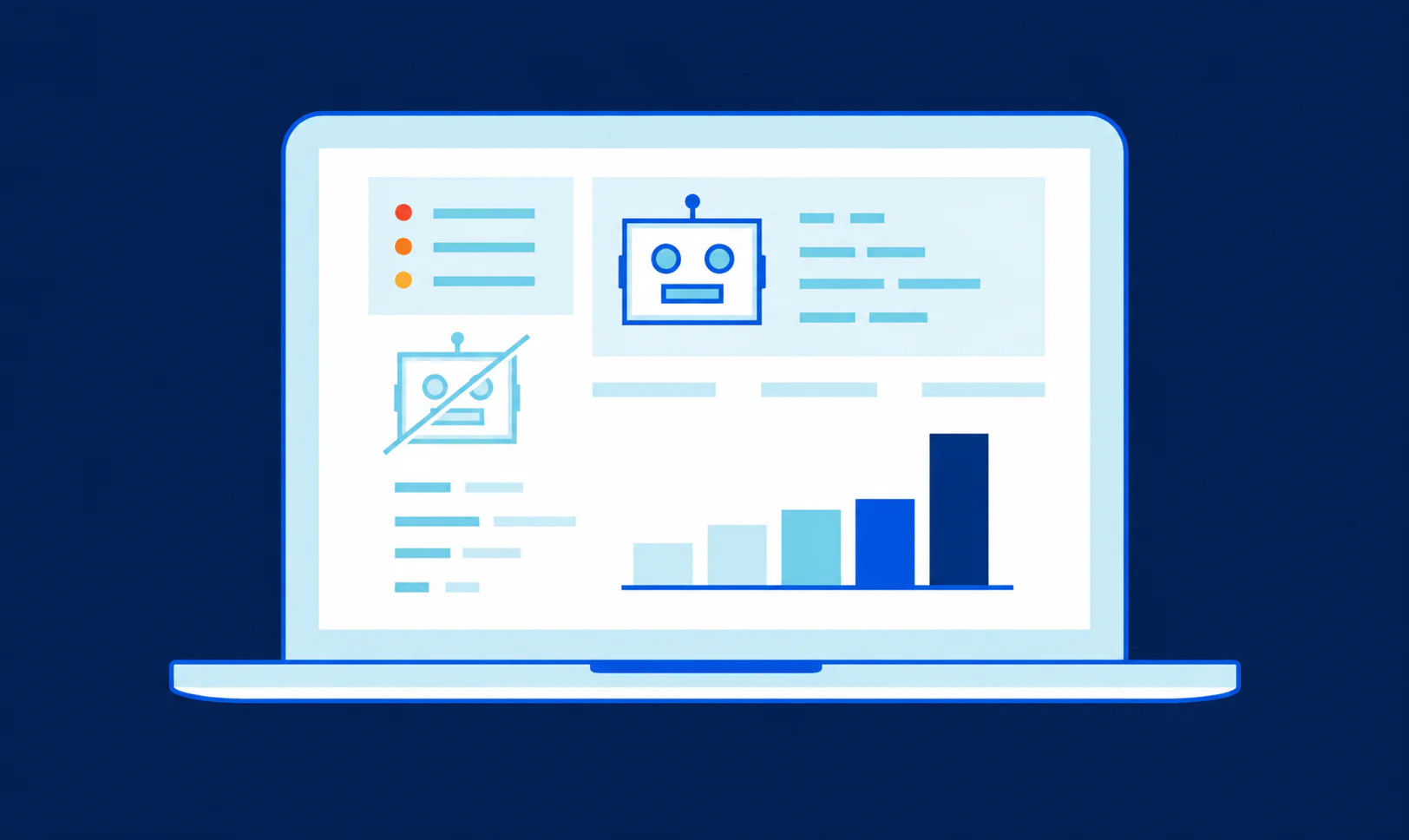 Cloudflare Bot Preference Sync dashboard showing AI bot policy configuration for Search, Agent, and Training categories
