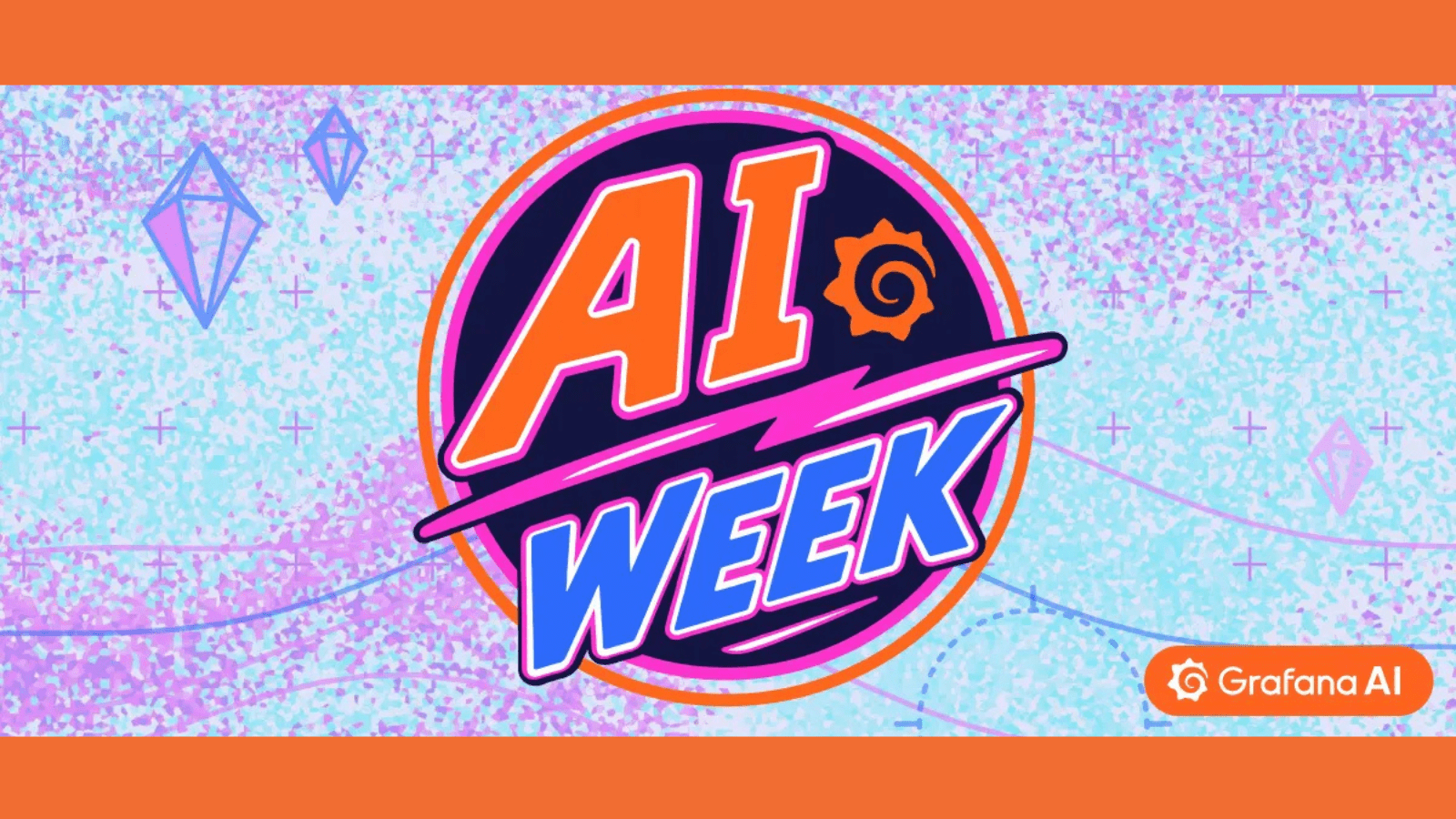 Grafana Labs AI Week recap banner showing observability and AI integration announcements