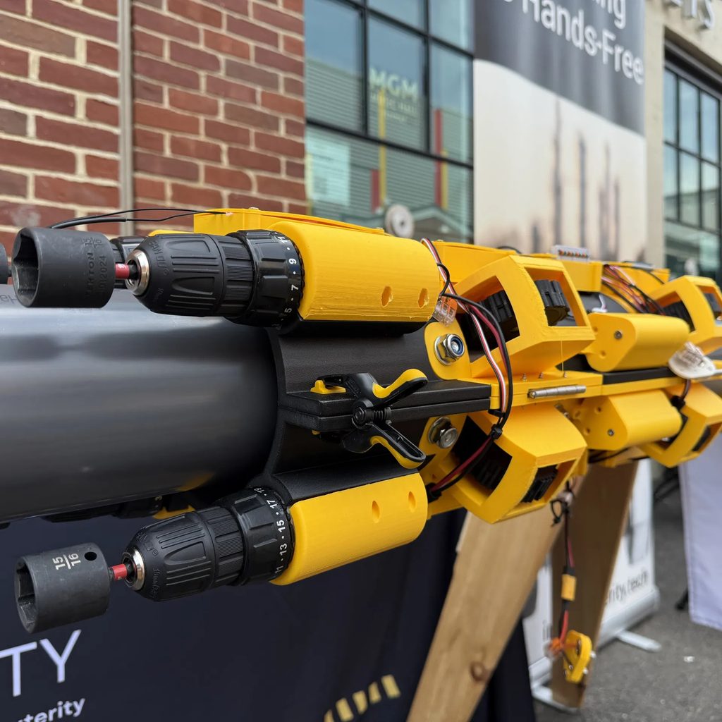 Nexterity Robot Tackles a Risky Pipe Bolting Challenge